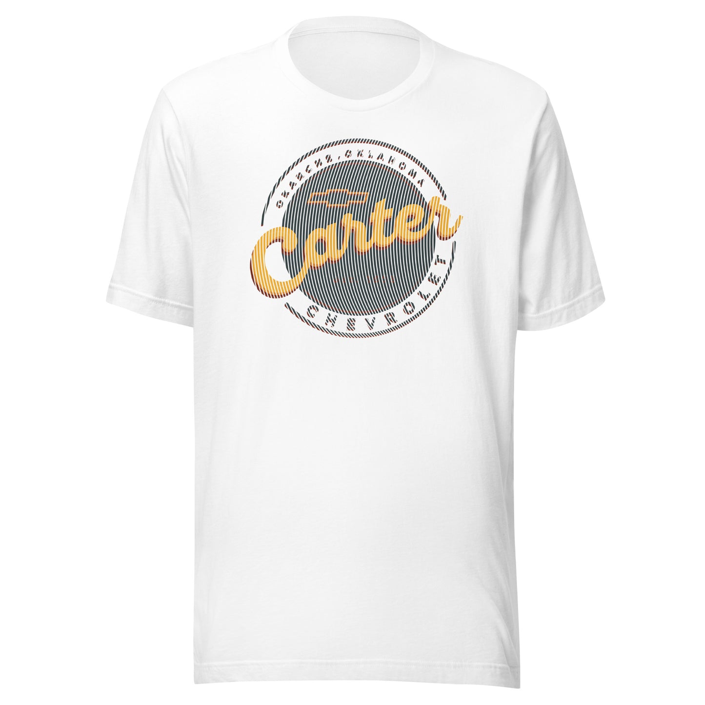 Grunge Lines Round Carter Logo