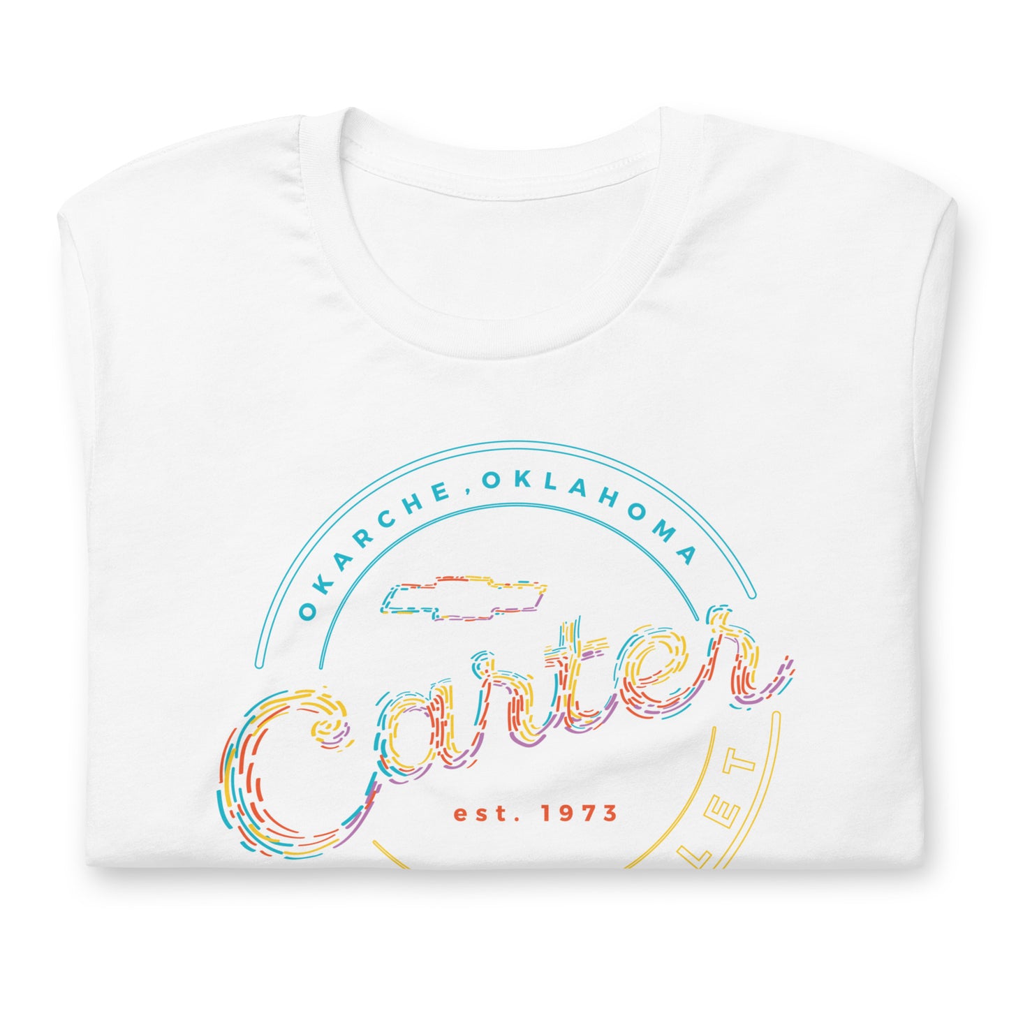 Colorful Strands Round Carter Logo