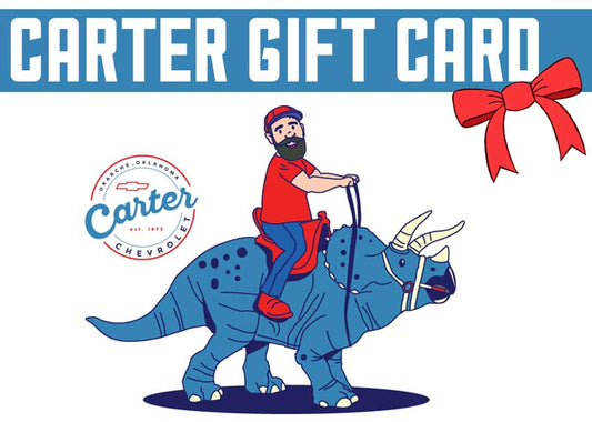 Carter Chevrolet Swag Gift Card
