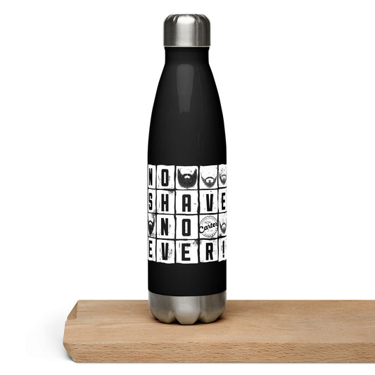 Stainless Steel Water Bottle - No Shave No Ever